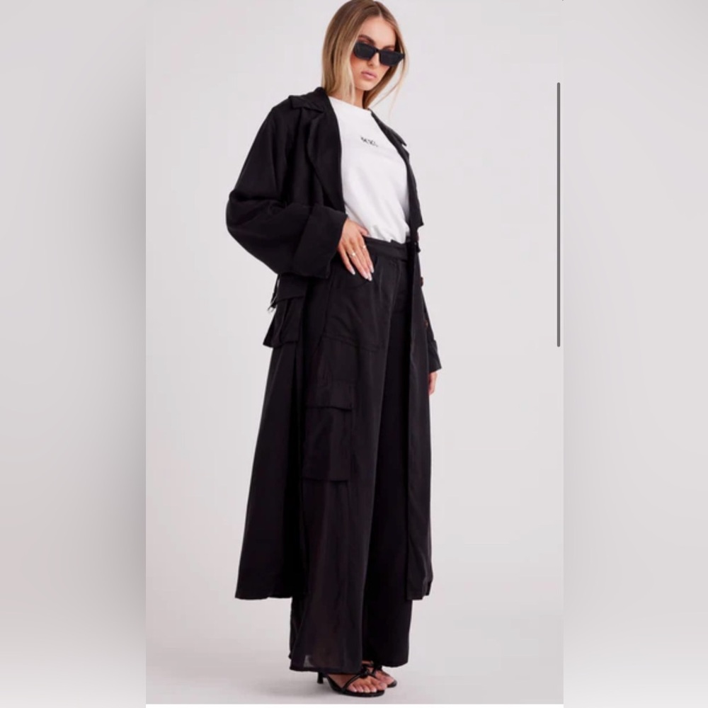 Black Wide-Leg Pants